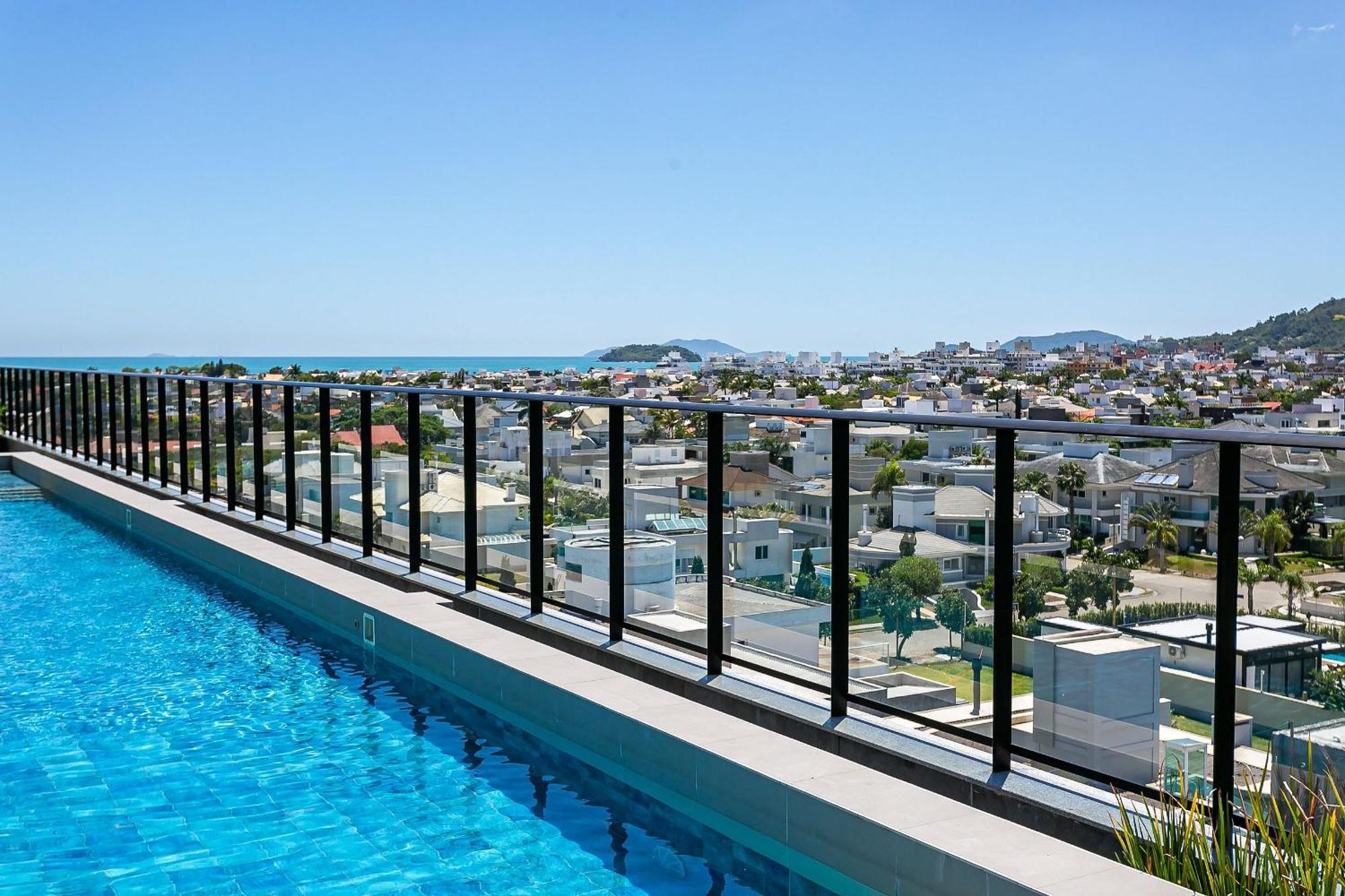Wi-Fi 300Mb | Rooftop Com Piscina Em Jurere #Ja15 Florianópolis Esterno foto