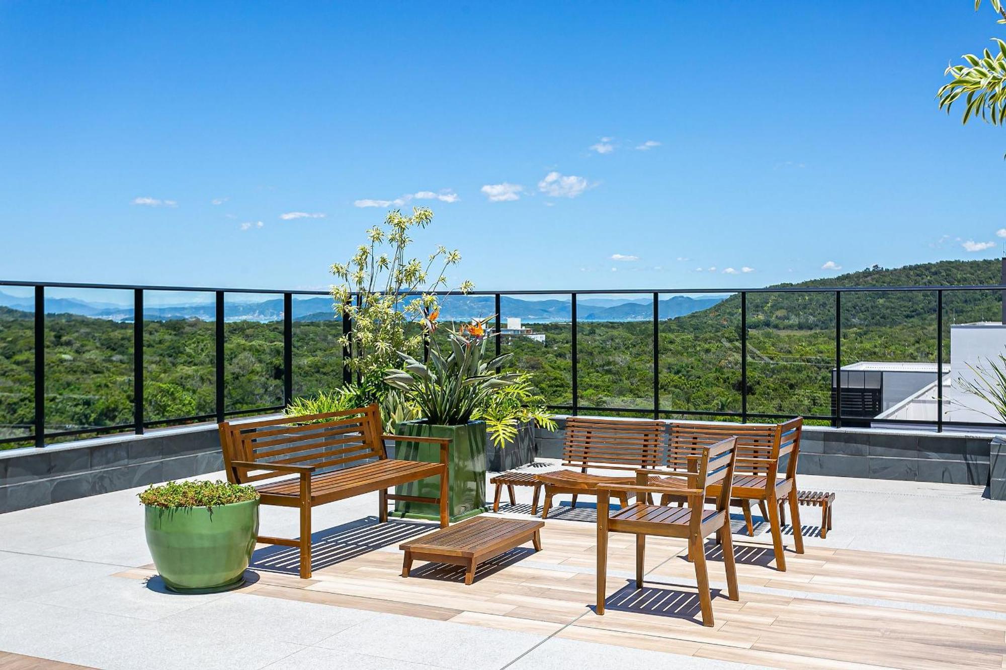 Wi-Fi 300Mb | Rooftop Com Piscina Em Jurere #Ja15 Florianópolis Esterno foto